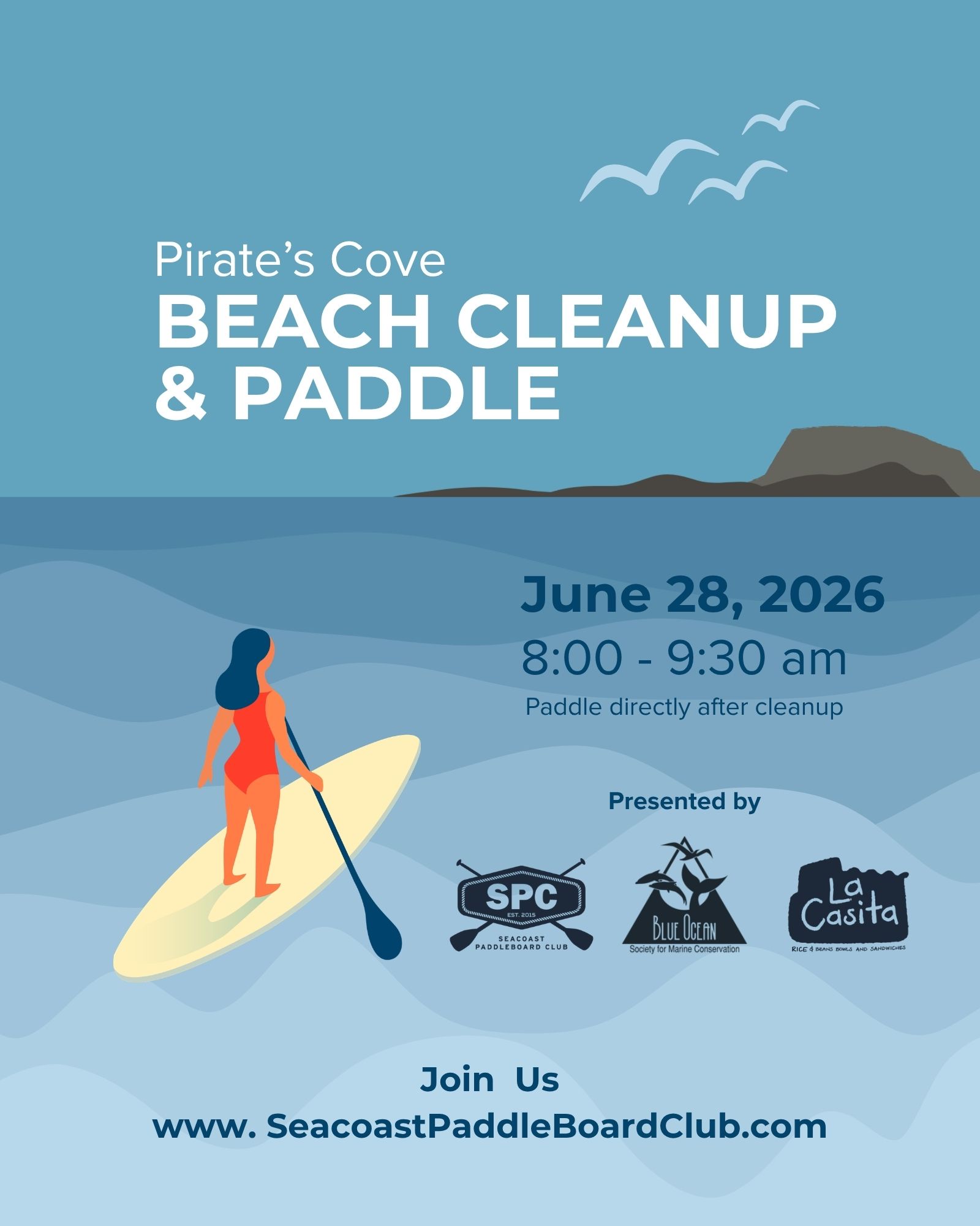La Casita Beach Cleanup and Paddle in New Hampshire